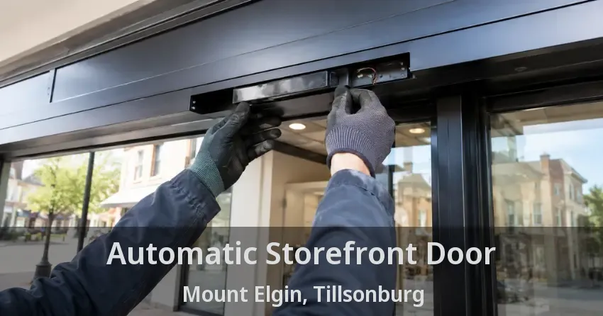 Automatic Storefront Door Mount Elgin, Tillsonburg - ON