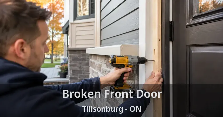 Broken Front Door Tillsonburg - ON