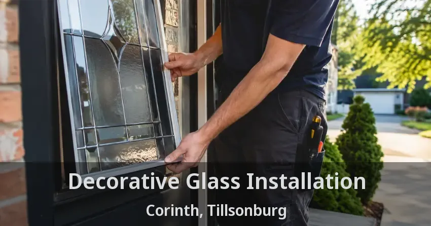 Decorative Glass Installation Corinth, Tillsonburg - ON