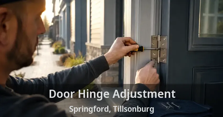 Door Hinge Adjustment Springford, Tillsonburg - ON