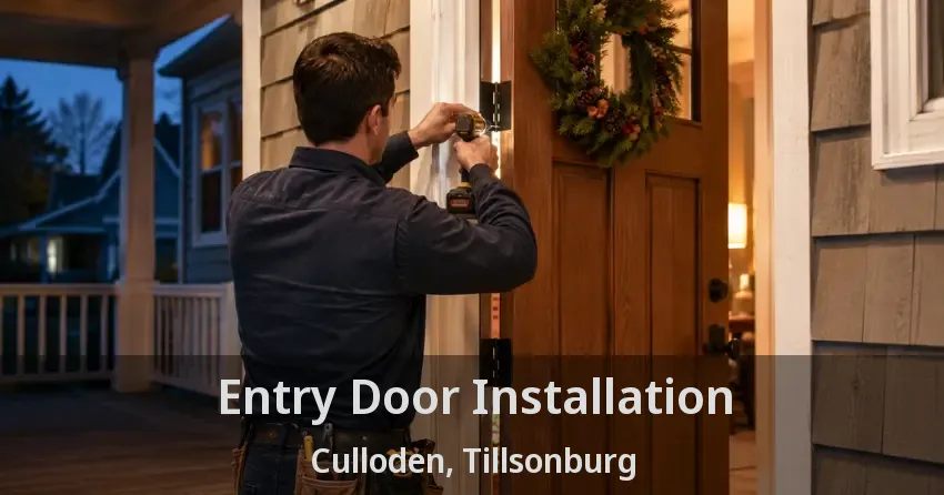 Entry Door Installation Culloden, Tillsonburg - ON