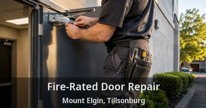 Fire-Rated Door Repair Mount Elgin, Tillsonburg - ON