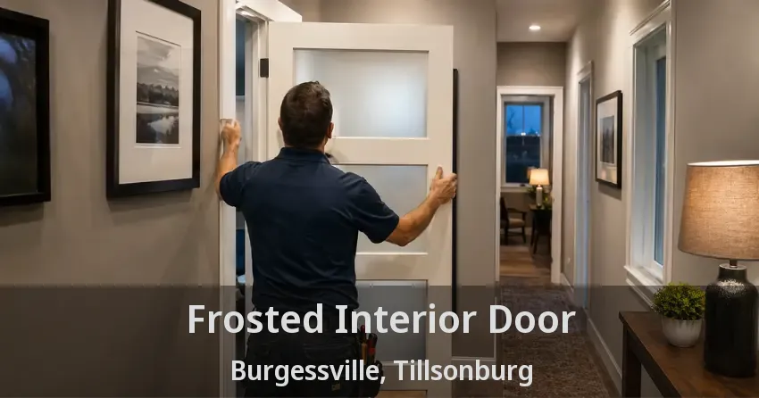 Frosted Interior Door Burgessville, Tillsonburg - ON