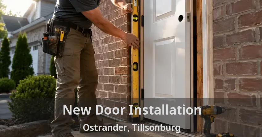 New Door Installation Ostrander, Tillsonburg - ON
