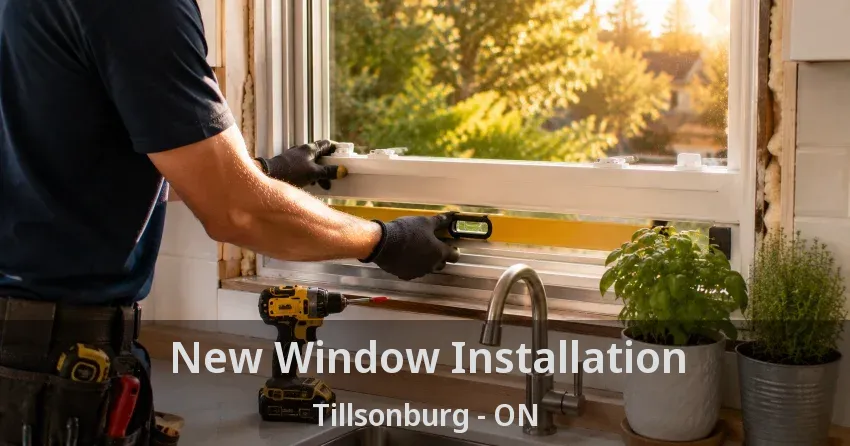 New Window Installation Tillsonburg - ON