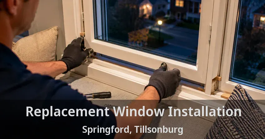 Replacement Window Installation Springford, Tillsonburg - ON
