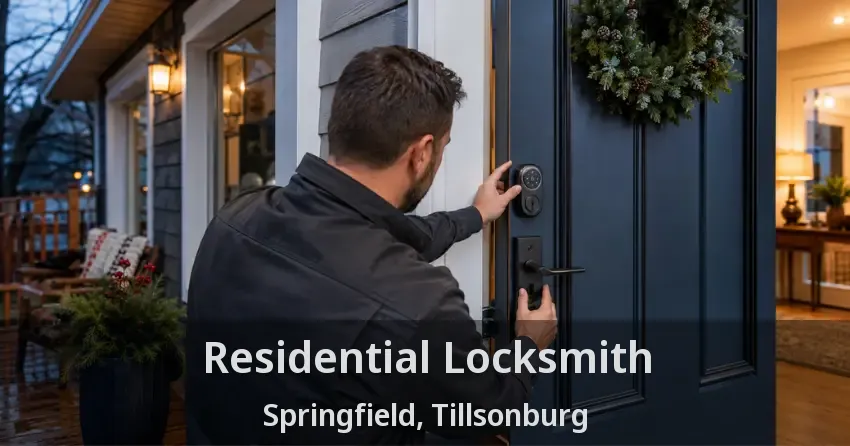 Residential Locksmith Springfield, Tillsonburg - ON