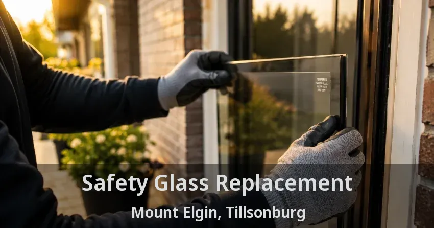 Safety Glass Replacement Mount Elgin, Tillsonburg - ON