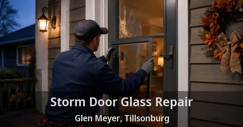 Storm Door Glass Repair Glen Meyer, Tillsonburg - ON