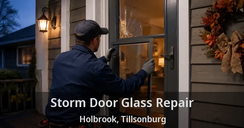 Storm Door Glass Repair Holbrook, Tillsonburg - ON