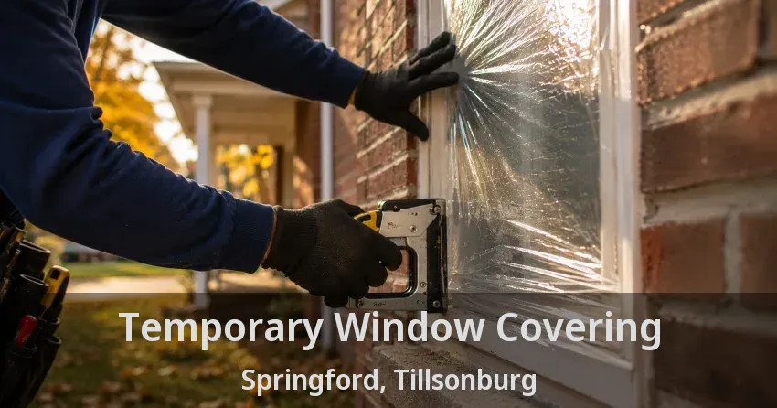 Temporary Window Covering Springford, Tillsonburg - ON