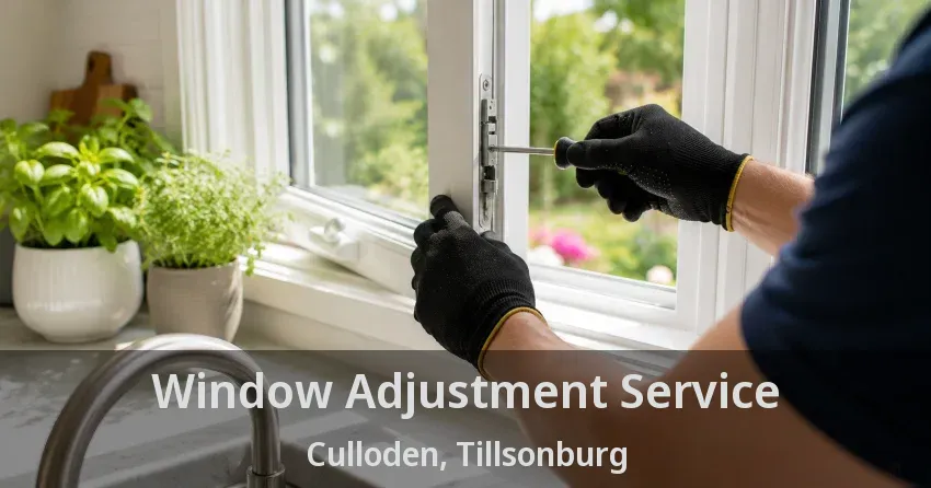 Window Adjustment Service Culloden, Tillsonburg - ON