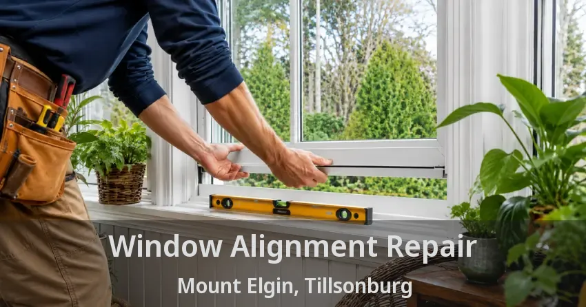 Window Alignment Repair Mount Elgin, Tillsonburg - ON