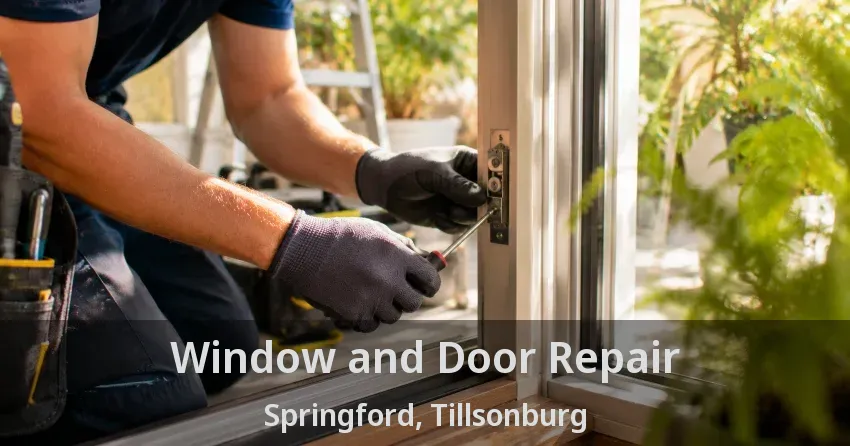 Window and Door Repair Springford, Tillsonburg - ON