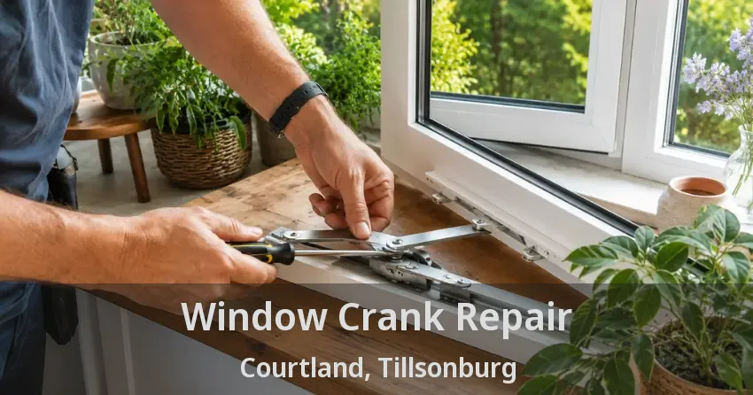 Window Crank Repair Courtland, Tillsonburg - ON