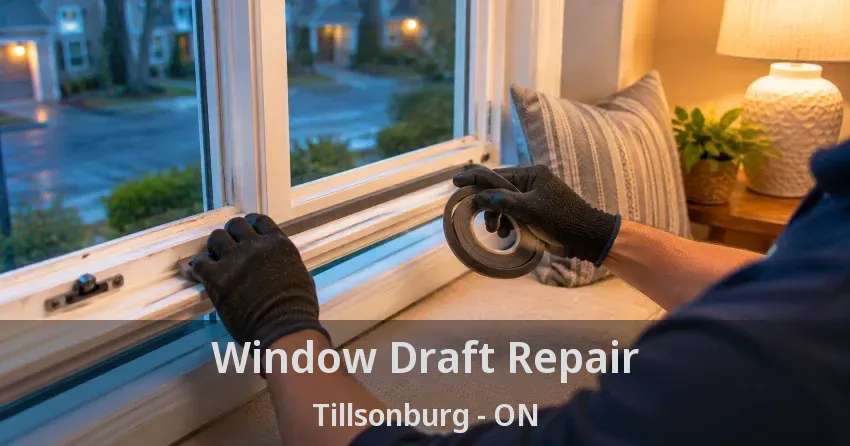 Window Draft Repair Tillsonburg - ON