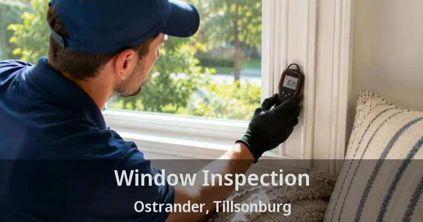 Window Inspection Ostrander, Tillsonburg - ON