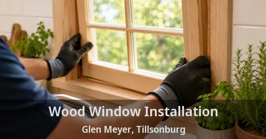 Wood Window Installation Glen Meyer, Tillsonburg - ON