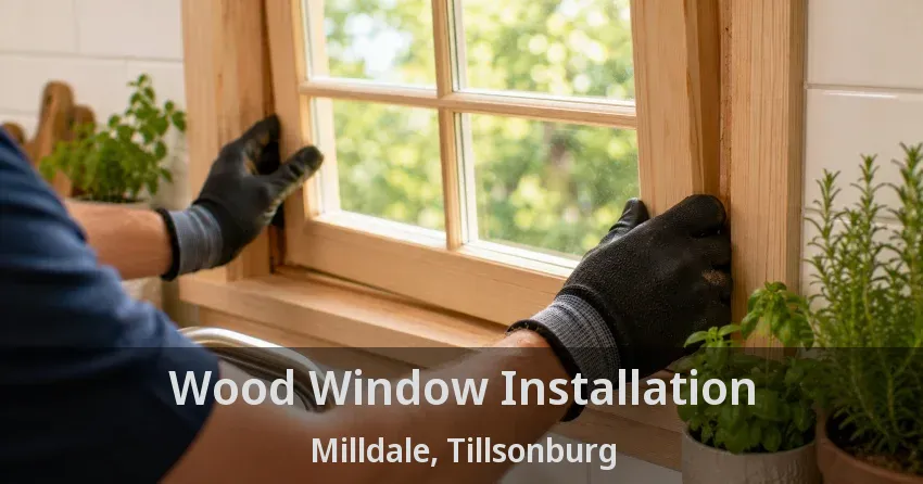 Wood Window Installation Milldale, Tillsonburg - ON