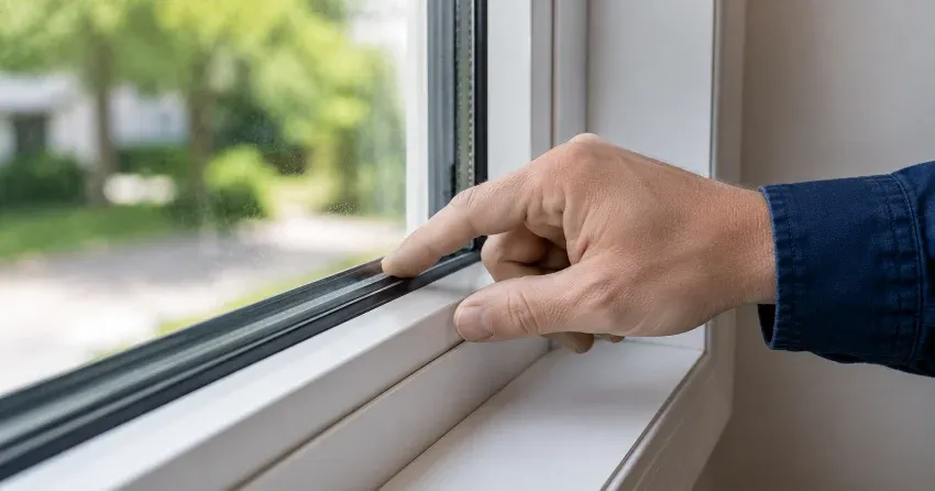 technician inspecting window glass seal in Verschoyle, Tillsonburg