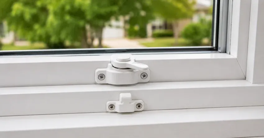 technician installing new window latch hardware in Tillsonburg